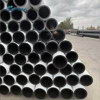 Tuyau UPVC en matériau vierge DN20 32 50 63 110 160 180 315 400 avec raccord à douille à embout cloche, installation facile pour projets extérieurs