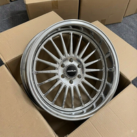 Jantes forgées sur mesure, argentées, multi-branches, super profondes, en alliage, 15-22 pouces, PCD ET personnalisés pour Toyota Honda Subaru