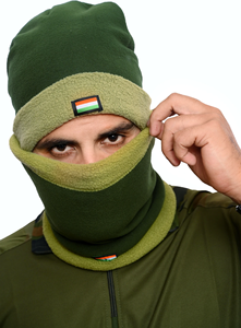 Trendy Solid Sports Beanie Neck Warmer Winter Cap Soft Warm Fabric Breathable Comfortable Outdoor Use Stylish Headwear - Product Image 2