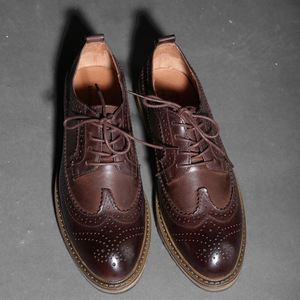 High-end Genuine Leather Men's <b>Shoes</b> Pure Cowhide Upper <b>Height</b> <b>Increasing</b> Anti-slip Breathable Waterproof Casual Soft Sole <b>Shoes</b> - Product Image 4