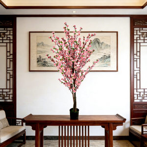 Árbol de Melocotón Artificial de Seda Duradero al por Mayor, 160-200cm, Set de Varias Piezas para Festivales, Bodas y Paisajismo del Hogar - Product Image 4