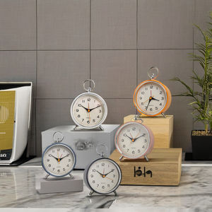 4 Inch Hangende Ring Moderne Metalen Amerikaanse Europese Licht Luxe Student Kinderen Creatieve <span class=keywords><strong>Pointer</strong></span> High Grade Bureau Wekker - Product Image 6