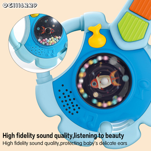 Più recente batteria Mini elettrico chitarra musicale giocattoli per i bambini con la luce - Product Image 4