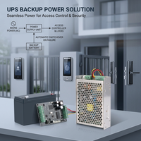 Alimentation électrique UPS simple LEYU SCP-50 50W AC-DC, chargeur de batterie 12V/24V, pour imprimante 3D/machines/équipements industriels, CE, efficacité 88%