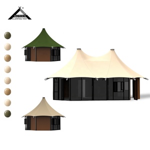 Tende Glamping di Lusso BOTEEN per Resort di Alta Gamma, Tende Personalizzate Ottagonali a Strato Singolo con Telaio in Lega di Alluminio per Quattro Stagioni - Product Image 1