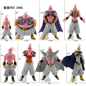 Set di 8 Action Figure <span class=keywords><strong>Dragon</strong></span> <span class=keywords><strong>Ball</strong></span> in PVC da 7cm-11cm, Majin Buu e Little Majin Buu, Vendita Calda - Product Image 3