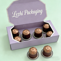 Boîte de rangement en carton pour capsules de café d'hôtel, vide, facile à ouvrir, pour dosettes de café