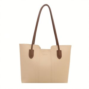 New Fashionable All-Match Wood <b>Straw</b> <b>Bag</b> Simple Style Half Moon Pattern Zipper Closure For Travel/Beach Lady'S Handbag - Product Image 3