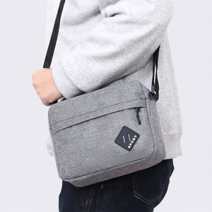 Men's Oxford Cloth Crossbody <b>Bag</b> <b>Small</b> Lightweight Shoulder <b>Bag</b> For Everyday Use Sport Style - Product Image 4