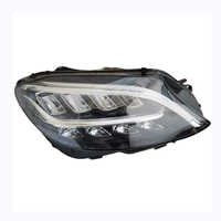 Ensemble de phares de voiture de haute qualité pour Benz Classe C W205, phare LED DRL, faisceau élevé automatique, 12V, remplacement direct, 6000K, 4000