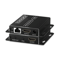 Micagent 200m pour KVM sur TCP/IP, prolongateur AV à câble unique avec boîtier métallique pour transmission vidéo 1080p