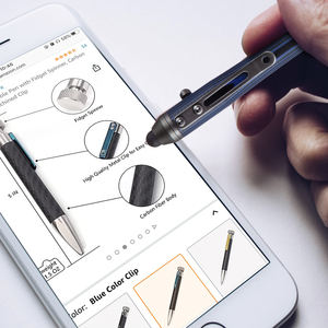 Bolígrafos Bolt Action, Recargables con Tinta EDC, Lápiz Óptico para Pantalla Táctil, Cuerpo G10 con <span class=keywords><strong>Clip</strong></span> de Bolsillo, Agarre Ergonómico - Product Image 6