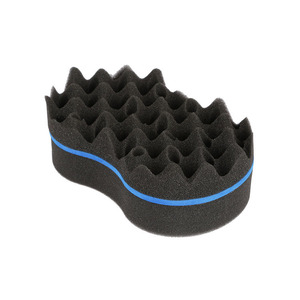 Usine en gros haute densité forme ovale Double face vague <span class=keywords><strong>Curl</strong></span> brosse cheveux torsion éponge - Product Image 5