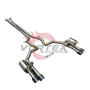 Vortex ไทเทเนียม valvetronic Exhaust Fit Porsche Panamera 971 2017-2024ผิวธรรมชาติ - Product Image 2