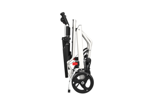 軽量折りたたみ式車椅子ポータブル大人用ハンドブレーキ付き - Product Image 3