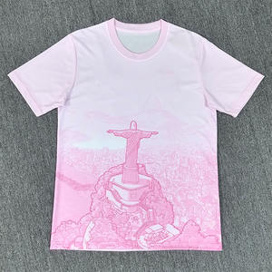 Venta al por Mayor de Camisetas de Fútbol de Tailandia 25-26 de Alta Calidad, Estilo Maillot De Foot, Impresión por Transferencia de Calor, Color Rosa y Negro, Conjuntos Deportivos para Hombre - Product Image 6