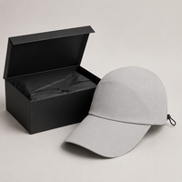 Sombrero de Sol Gris Claro de Ala Larga, Protección UV para Exteriores, Transpirable, Ajustable, Gorra de Ciclismo para Senderismo y Running, Proveedor Mayorista