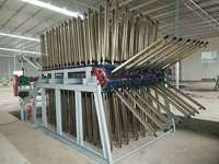 Presse à coller le bois massif pneumatique à haute efficacité, machine à pince hydraulique rotative