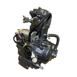 Motor de motocicleta de 4 tiempos, 1 marcha <span class=keywords><strong>adelante</strong></span> + 1 marcha atrás, arranque eléctrico, motor refrigerado por agua, motocicleta CG200 - Product Image 2
