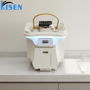 อ่างสปาเคลื่อนที่คุณภาพสูง Kisen พร้อมเครื่องทำน้ำอุ่น เทคโนโลยี Zen Flow และชิ้นส่วนที่ถอดออกได้ สำหรับร้านเสริมสวย - Product Image 1