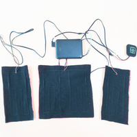 Almohadillas Calefactoras Eléctricas de Fibra de Carbono USB 5V, Personalizadas y Profesionales, para Ropa, Chaquetas, Chalecos y Abrigos