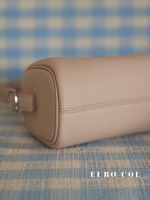 Sac baril en cuir souple grainé 2026 SS pour femme, sac à bandoulière rétro années 90, sac à main tube décontracté pour le week-end, fournisseur en gros
