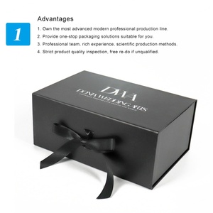 Caja de Regalo Personalizada con Producto Misterioso, Biodegradable, para Cosméticos, Ropa Interior, Ropa, Caja de Papel Magnética con Inserto de Satén - Product Image 2