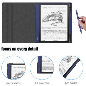 NET-CASE PU cuero a prueba de golpes Smart Cover Tablet Case para <span class=keywords><strong>BOOX</strong></span> <span class=keywords><strong>Note</strong></span> Air <span class=keywords><strong>2</strong></span> / Air <span class=keywords><strong>2</strong></span> Plus 10,3 pulgadas 360 Rotate Tablet Case - Product Image 5