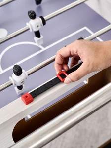 Jeu de table de football universel 4.5ft Baby-foot Table de football intérieur Jouets de sport en bois Vente d'usine avec roues et poignées Party Club - Product Image 6