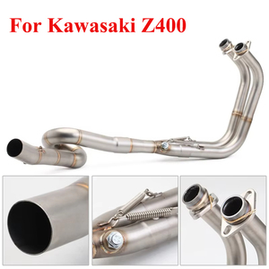 Sistema de Escape Deslizable para <span class=keywords><strong>Kawasaki</strong></span> Z400 <span class=keywords><strong>Ninja</strong></span> 400 2017-2022, Tubo de Conexión Intermedio para Motocicleta - Product Image 5