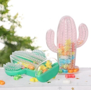 Wholesale Cactus Plastic <b>Candy</b> <b>Box</b> 9*6.5cm 12pcs/opp Bag As Favors Gifts for Mexican Party Supplies - Product Image 3