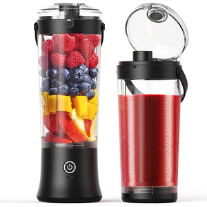 Licuadora Personal Inalámbrica Spout Strap de 4000 mAh con Motor sin Escobillas, 500 ml, Recargable por USB-C, Autolimpiante, Mini Licuadora de Viaje - Product Image 4