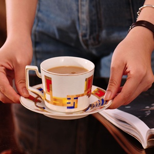 ชุดกาแฟชาเซรามิกอย่างดี สไตล์ยุโรปสุดหรู ลดราคาพิเศษ - Product Image 3