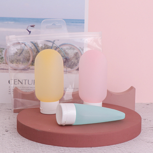 Bouteilles de voyage en silicone, ensemble compressible, tube rechargeable anti-fuite pour shampoing, après-shampoing, lotion, articles de toilette - Product Image 6