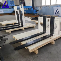 Fourche à palettes pour excavatrice de 1 à 3 tonnes, mini-fourche à cadre étroit, fixation par broches, certifiée CE, garantie 18 mois