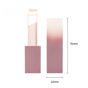 Tube de rouge à lèvres vide rose 3g, avec fermeture magnétique, finition mate givrée, en plastique de luxe, pour cosmétiques, avec logo personnalisé, pour baume à lèvres DIY - Product Image 5