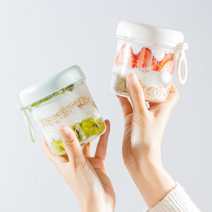 Recipiente para ensalada Swy de 500 ml, de doble pared, portátil, para viajes, estudiantes, con tapa, para uso en la oficina y picnics. - Product Image 3