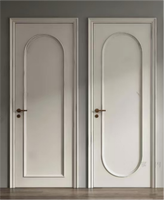 Porte en bois insonorisée style ferme, surface brute, ouverture latérale pour appartement, hall, cuisine, chambre, sous-sol