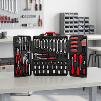 Nouvel ensemble d'outils professionnels multifonctions DONGRUN DR-580200201 de 110 pièces avec mallette rigide pour réparation automobile, garantie 1 mois