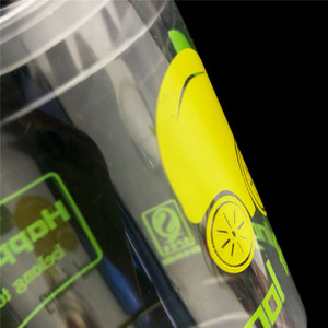 Taza medidora de plástico pp, vaso desechable personalizado con diseño de logotipo personalizado, precio competitivo, 16oz, 500ml - Product Image 6