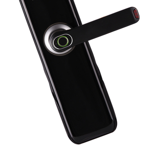 <span class=keywords><strong>Serrure</strong></span> de porte coulissante intelligente en verre à empreintes digitales, ce verrou électrique s'ouvre à distance avec une application de verrouillage, 4 pièces - Product Image 3