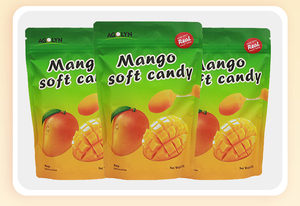 Caramelos de Goma Suaves de Mango y Coco Naturales y Saludables, en Forma de Cubo, Sabor Dulce a Naranja, 12 Meses de Duración - Product Image 4