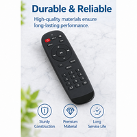 Remote Control IR Hitam 25 Tombol Model Terbaru 2026 untuk Proyektor/TV/STB, Tersedia Pesanan Grosir, Garansi 12 Bulan