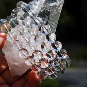 עבודת יד לימריא טבעי זרעי קריסטל לבן לחיות מחמד צמיד הנצחה colombian קטין לוויה גולמי אספקה אנרגיה - Product Image 2