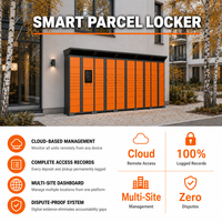 Loker Paket Terpasang untuk Gedung Apartemen Meningkatkan Pengalaman Penghuni Layanan Pengambilan Paket Mandiri 24/7 Tahan Air IP55
