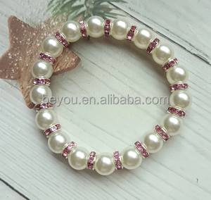 DIY College Female <strong>Sisters</strong> Enamel Metal Bead Elastic <strong>Bracelet</strong> - Product Image 2