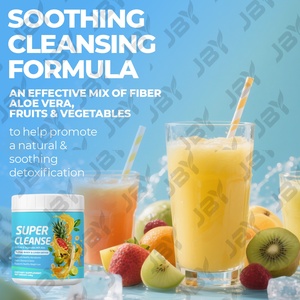 JBY OEM Super Cleanse <span class=keywords><strong>Total</strong></span> Body Liver Detox Compléments Alimentaires à Base de Plantes pour Adultes 35 Fruits Légumes Aloe pour la Gestion de l'<span class=keywords><strong>Énergie</strong></span> et la Santé du Foie - Product Image 3