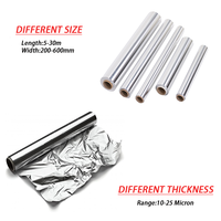 Rouleau de papier Aluminium alimentaire pour Grill barbecue, 30, 45CM, 200 pieds, emballage robuste