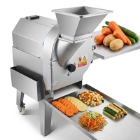 Machine à découper automatique en acier inoxydable pour fruits, oignons verts et frites de pommes de terre, usage commercial