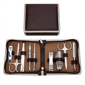 Classic Luxurious Stainless Steel Pedicure <b>Kit</b> with 5 in 1 <b>Nail</b> Clipper Color Box Packaging for Adult Use - Product Image 4